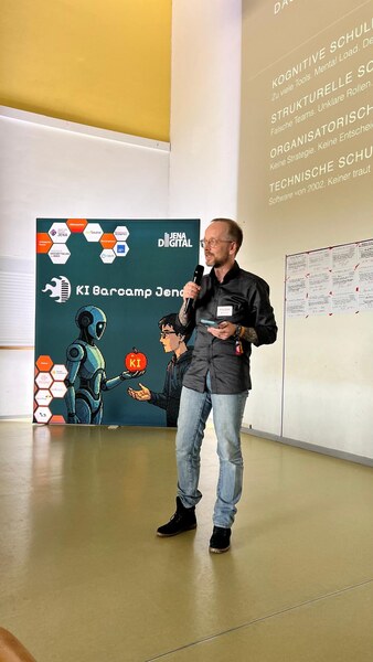 Michael Schiller, at the AI barcamp